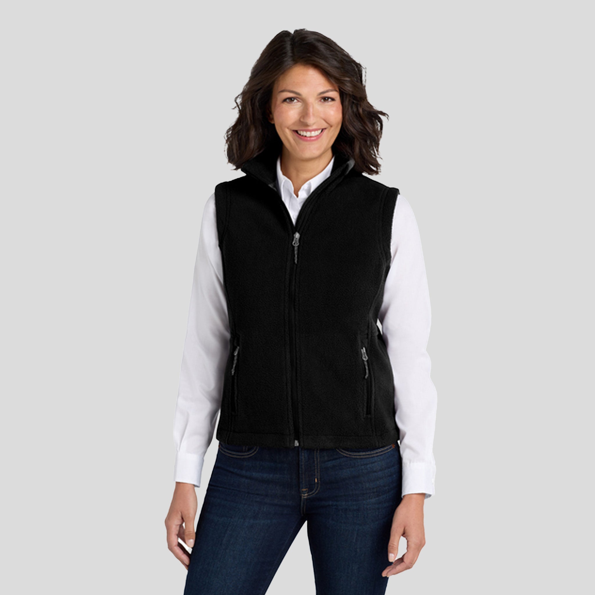 Women's Value Fleece Vest | Black