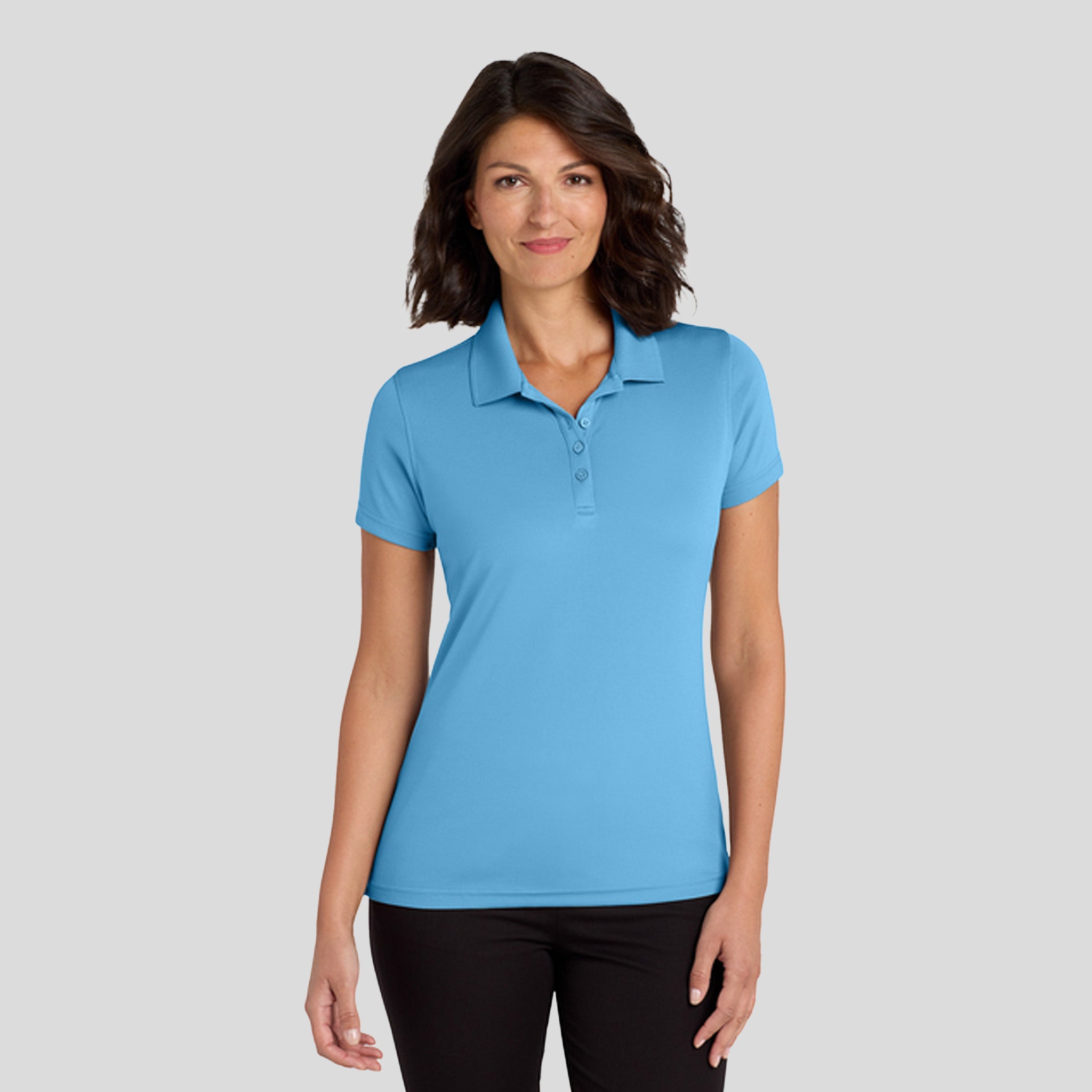 Women's Dry Zone® UV Micro-Mesh Polo | Carolina Blue